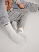 Socken DADDY Weiß/Schwarz