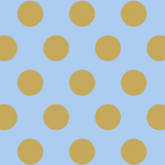 Geschenkpapier Rolle DOTTIE hellblau curry