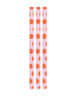 Geschenkpapier Rolle DOTTIE Pink - Blutorange