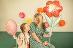Folienballon BLUME rot
