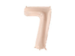 Folienballon Ziffer - 0-9 dunkelbeige 72 cm