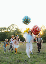 Folienballon Sternenkugel, 75 cm, rot