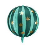 Folienballon Sternenkugel, 75 cm, grün
