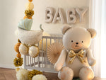 Baby -beiger Folienballon