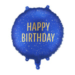 Folienballon HAPPY BIRTHDAY blau