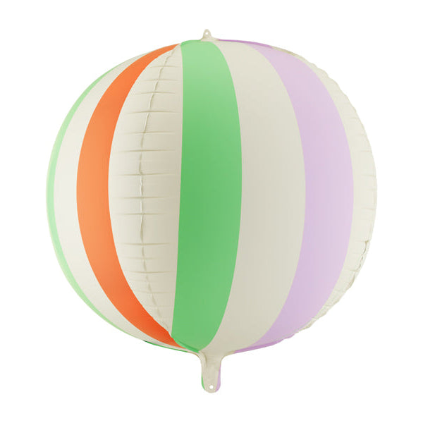 Folienballon Ball mit Streifen 75 cm