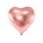 Herz roségold 45cm - Folienballon