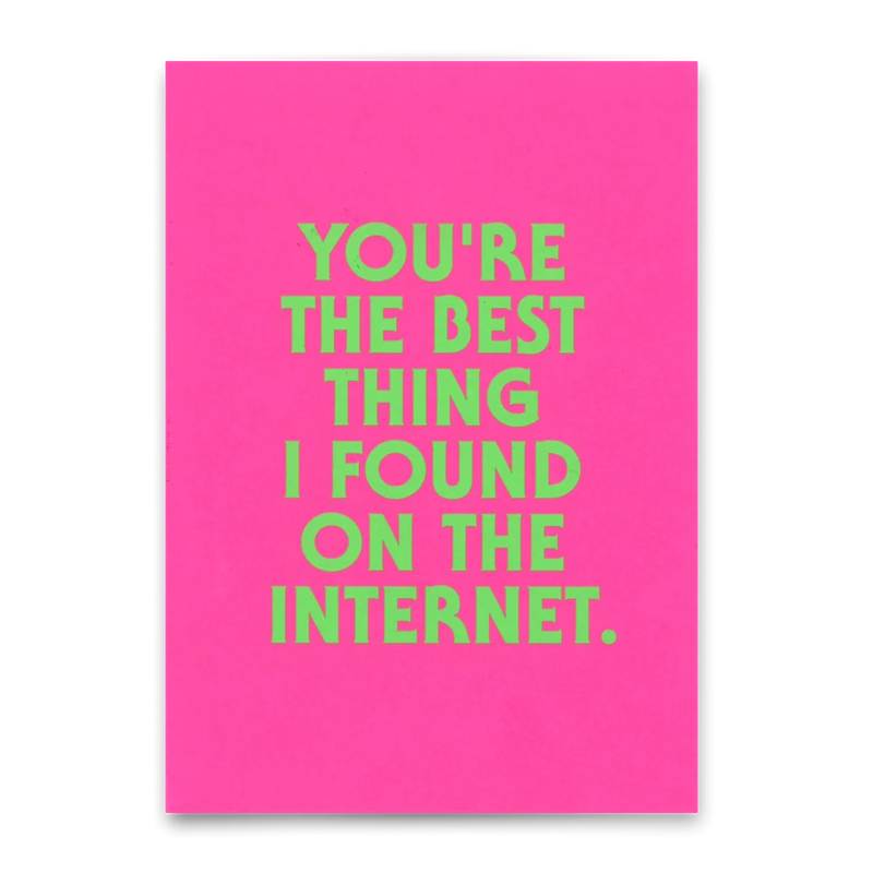 Postkarte FOUND ON THE INTERNET