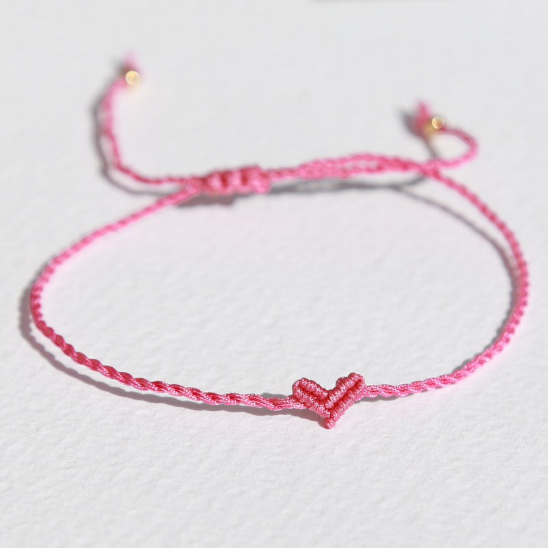Armband mit Herz versch. Farben