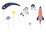 Cake Topper Space Party