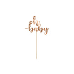 Oh Baby - Cake Topper roségold