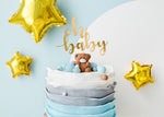 Oh Baby - Cake Topper gold