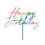 Happy Birthday - Cake Topper - Bunt