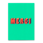 Postkarte MERCI
