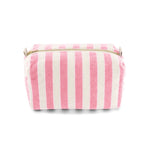 Kulturtasche -  Gestreift/Rose