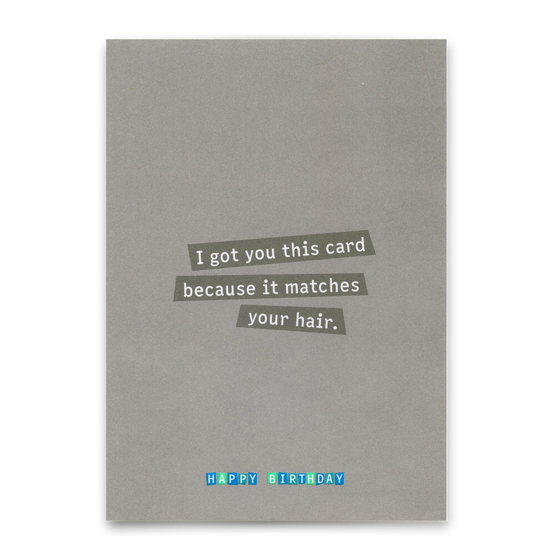 Postkarte IT MATCHES YOUR HAIR