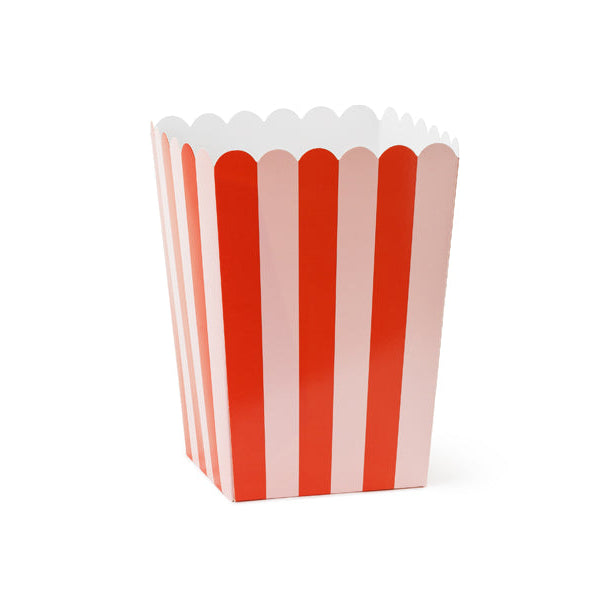 Popcornboxen rot/rosa