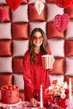 Popcornboxen rot/rosa