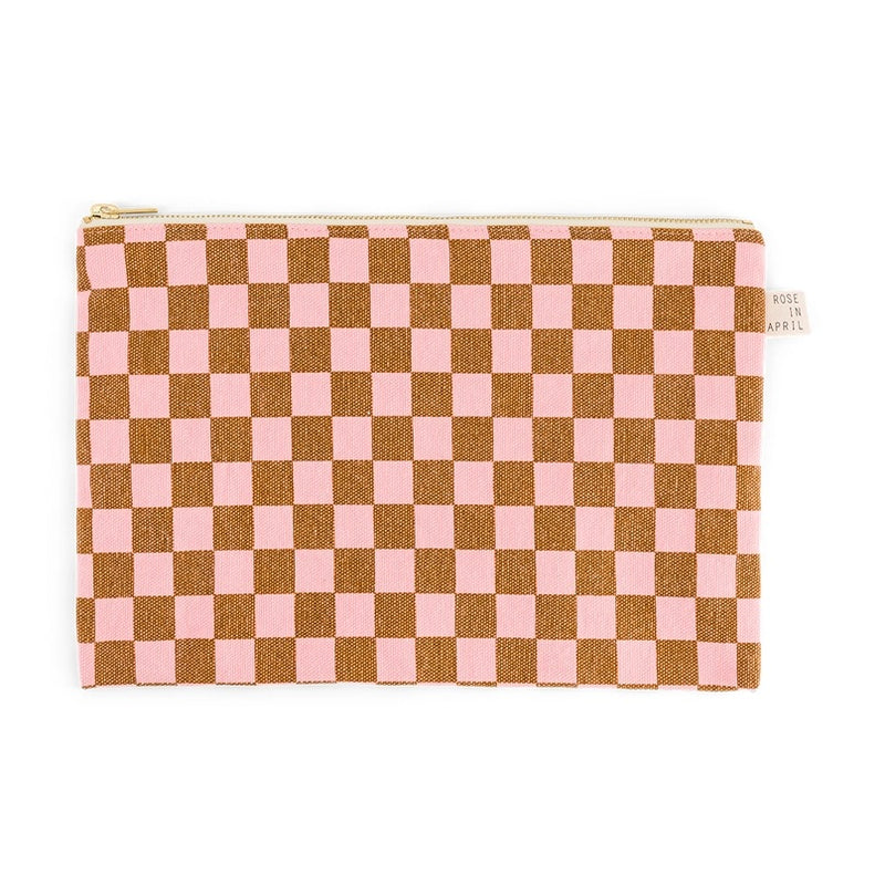 Pouch L -  Karamell & Rose