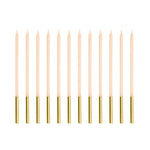 Geburtstagskerzen Gold Dipped rosa