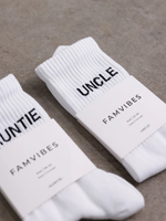 Socken UNCLE Weiß/Schwarz