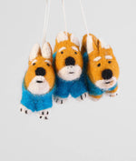 felt pendant "Shishi"
