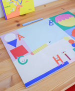 Schreibtischunterlage ABC