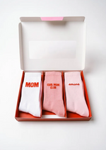 3er Pack Socken MOM CLUB