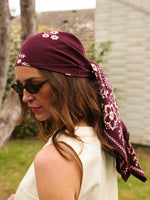 Bandana Pflaume für Erwachsene