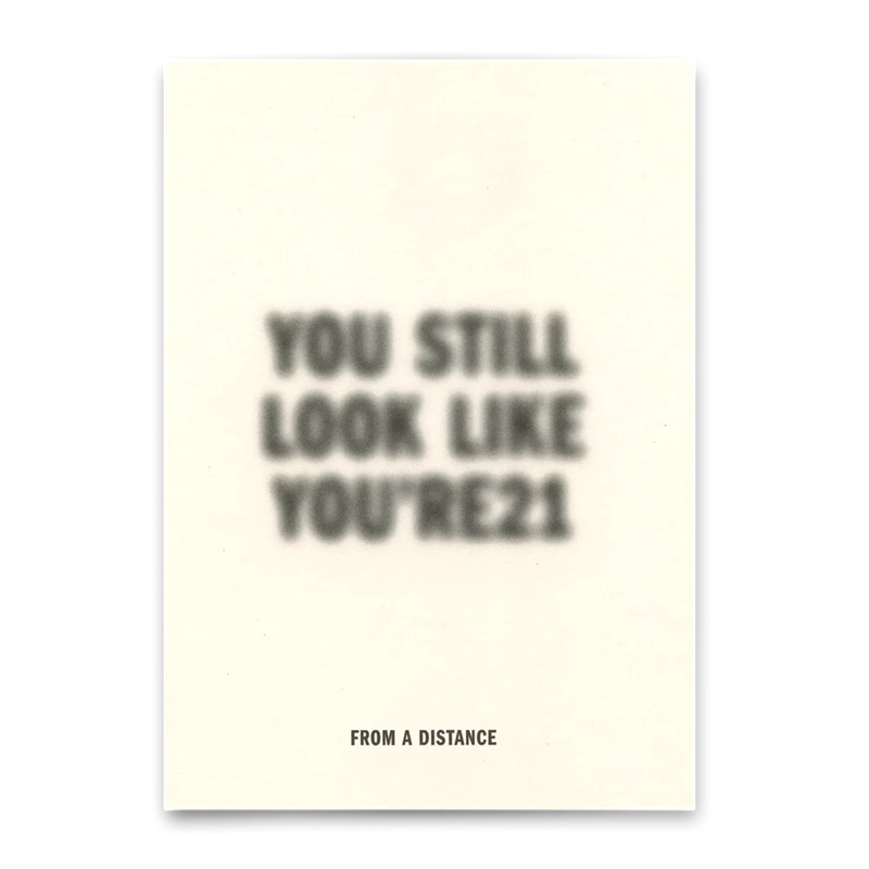 Postkarte FROM A DISTANCE