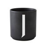 ABC Cups Schwarz - Design Letters