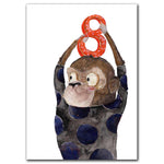 Geburtstagspostkarte 0 - 10 Jahre | Halfbird