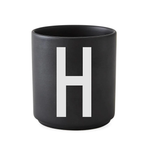ABC Cups Schwarz - Design Letters