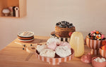 Tortenplatte Toppu - Large - Caramel/Rose