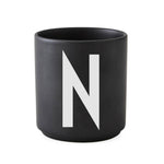 ABC Cups Schwarz - Design Letters
